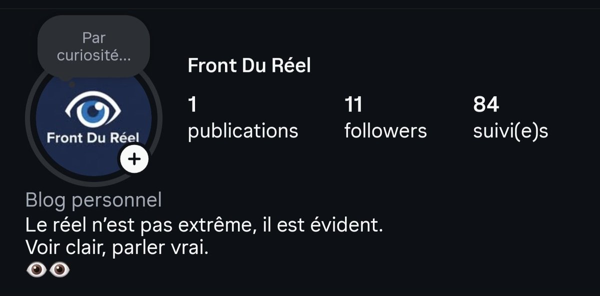 FrontDuReal's tweet image. Le réel n’est pas que sur X.

On passe aussi à l’action sur Instagram désormais.

Rejoignez-nous là-bas pour du contenu sans concession, des visuels qui claquent et zéro langue de bois.

👉 @frontdureel (ou cherche "Front Du Réel")

Le combat pour voir clair continue des deux