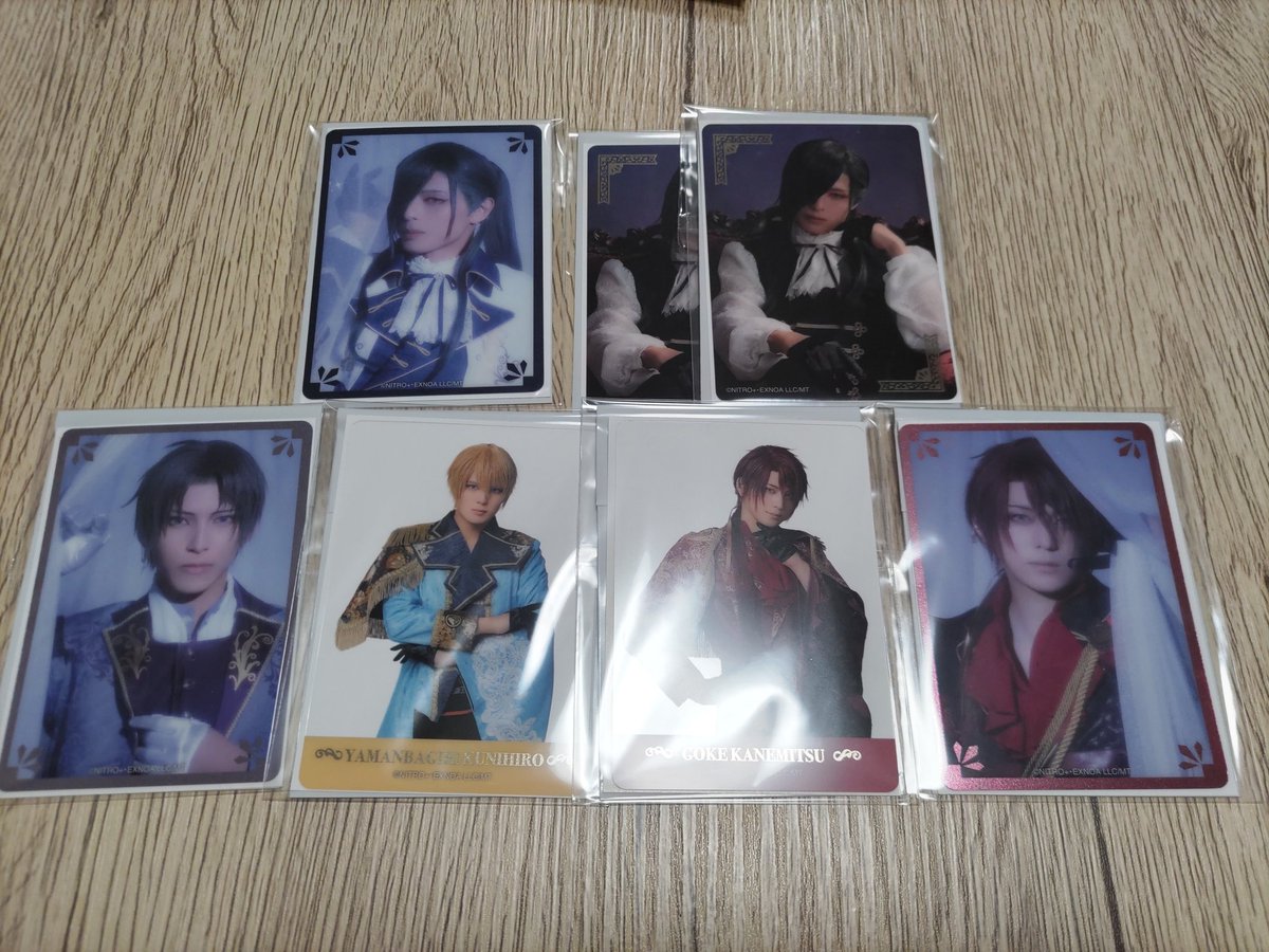 交換】刀ミュ 静かなる夜半の寝ざめ ランダムクリアカード ライブver