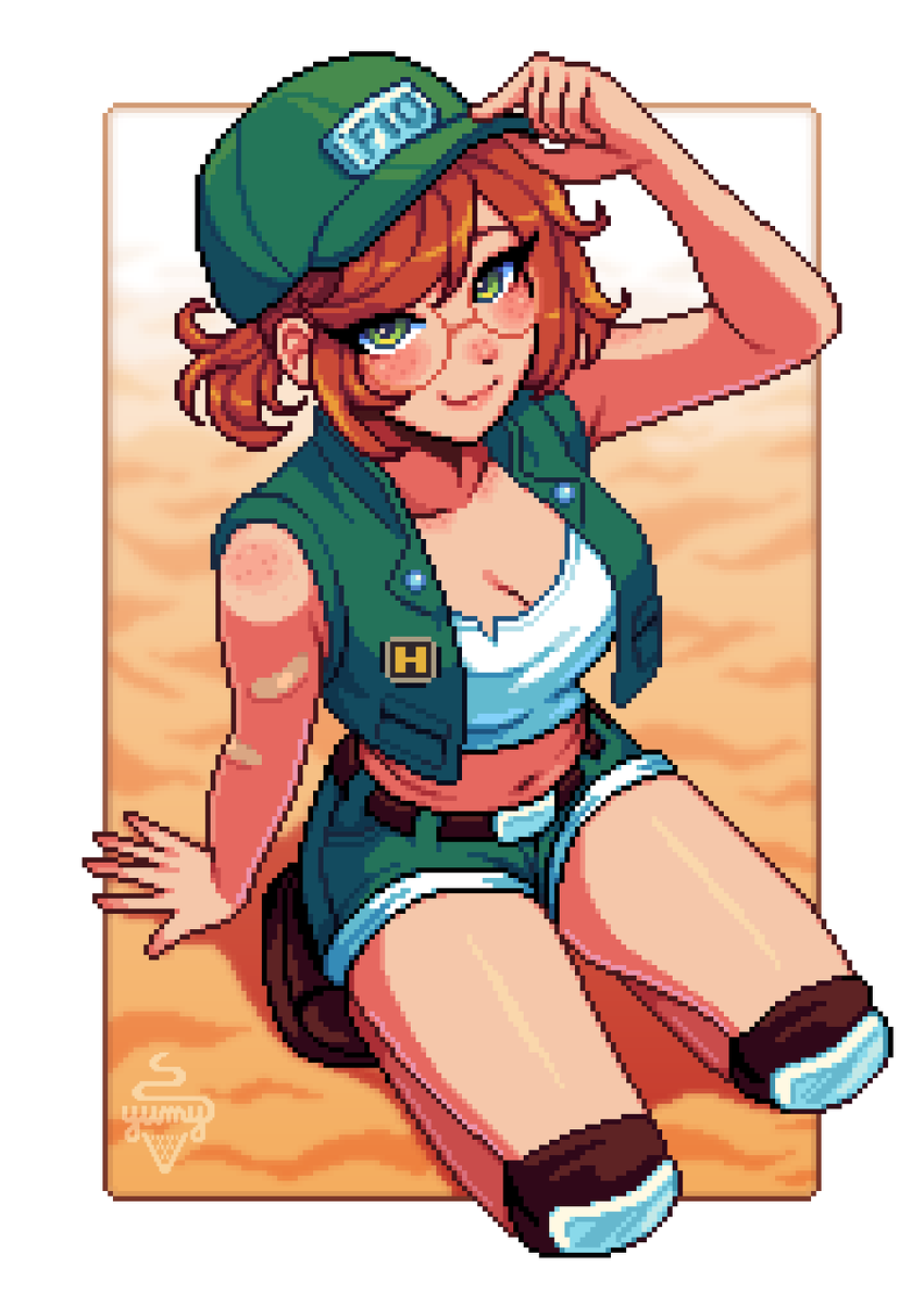 Fio (Metal Slug) 💚🪖💥
#pixelart #ドット絵