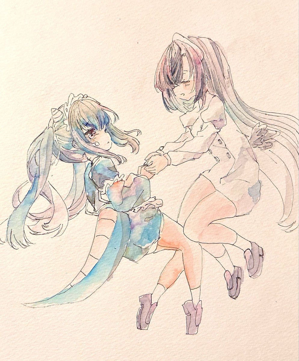 うちの子たち〜
#創作　#illustration