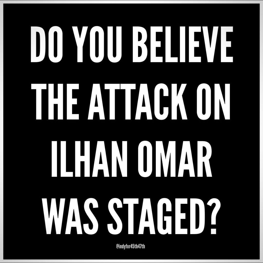 🚨BREAKING: President Trump says jail isn’t enough for Ilhan Omar. 

He calls for an “even worse punishment” — sending her back to Somalia. 
This should happen immediately, as in today.
Do you firmly support Trump on this?
A. Huge Yes
B. No