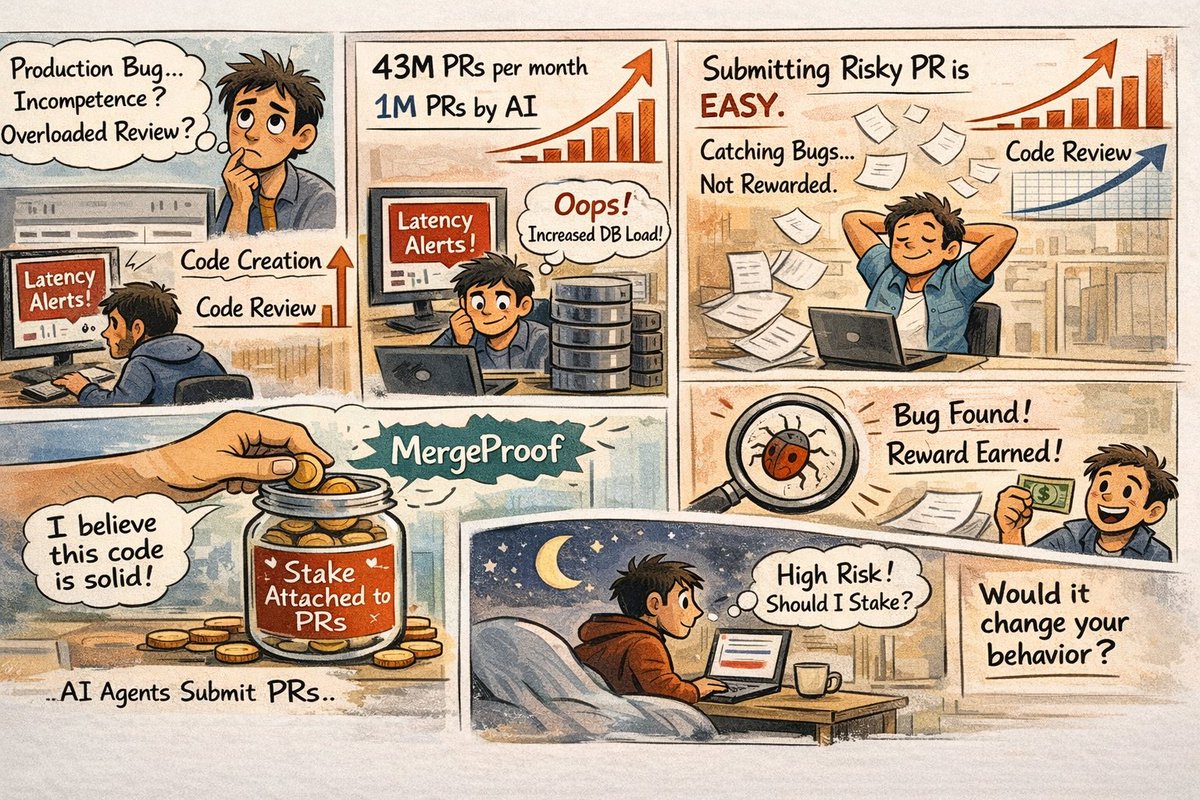 0GEnabled's tweet image. Before reading this thread, think of the last bug that made it to production.
Was it incompetence… or just overloaded review?
Keep that in mind. 🧵