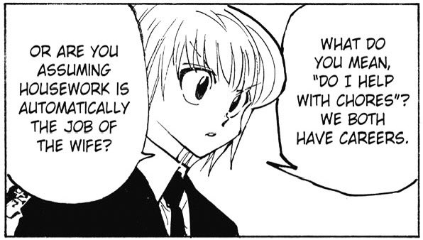 kuroxkura's tweet photo. kurapika is canonically a feminist too!! https://t.co/FHrtaOqsX9