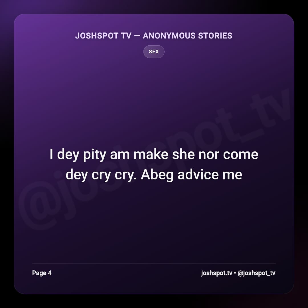 joshspot_tv's tweet image. "From Church Padi's to Love Confusion: My S#xy Encounter with a V!#gin"