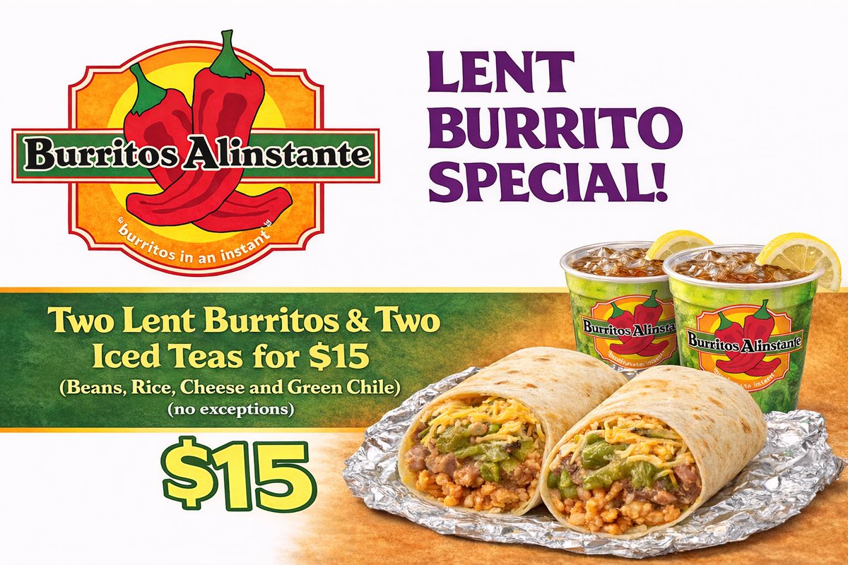 Burritos_Alinst's tweet photo. Hurry in and get yours before it's gone! https://t.co/Hp4tULDxmM