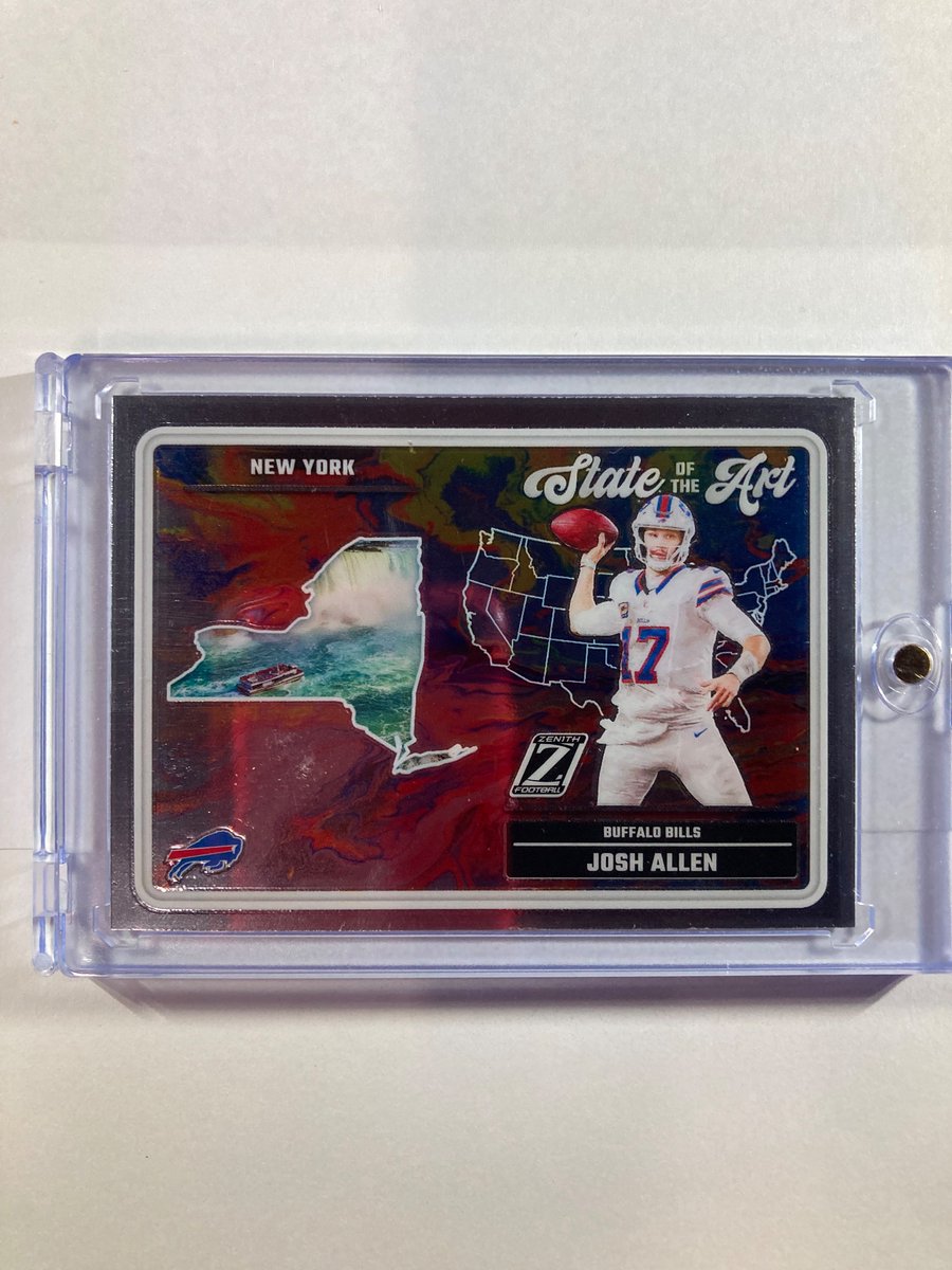 1218Sports's tweet image. 🎁Appreciation Day Giveaway🎁

Winner Announced Tuesday

🔥Josh Allen Panini State of the Art (New York) #BillsMafia

To enter
1. Follow
2. Retweet
3. Like