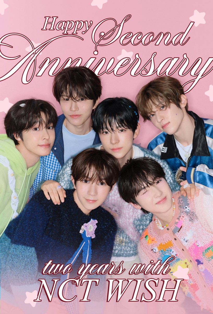NCT WISH 2nd Debut Anniversary 
💜❤️💙💚💛🩷

Thank you for the wishes you’ve shared with us. 
Here’s to more dreams, more stages, and more years together ✨

#위시_2주년_2대로가면돼
#NCTWISH2ndAnniversary
#NCTWISH2周年おめでとう