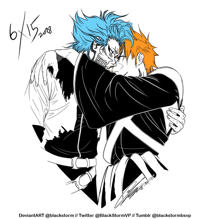 Late for V-Day, so here's an old #GrimmIchi throwback 🩵 🧡 💘