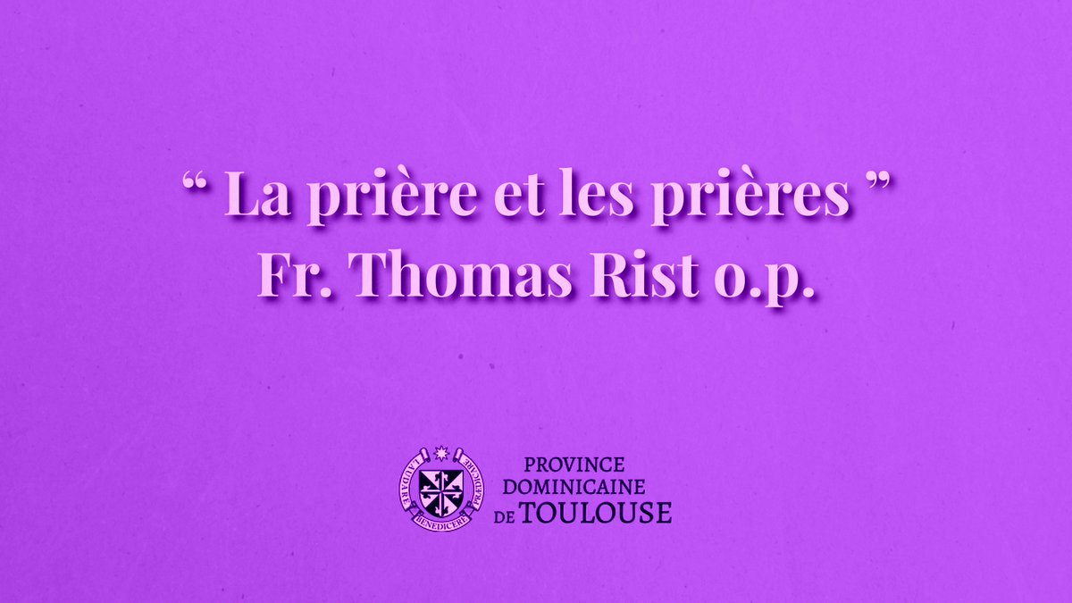 DioceseMonaco's tweet image. #careme2026 #penitence @OpToulouse #foi #spiritualité #monaco
Retrouvez la première des six conférences de Carême "La #prière et les prières", avec le frère Thomas Rist o.p.
👉youtu.be/zuAijE1BVuU