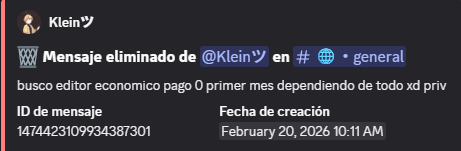 Nunca voy a entender a la gente que llega al servidor buscando un editor gratis.
Tenemos reglas para impedir eso, pero aun sí siempre aparece el random de turno.