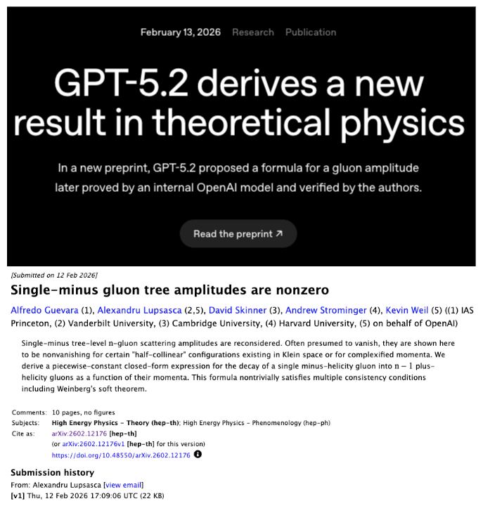 $10M on the table. All you have to do is use AI to derive a new result in theoretical physics. You get the best model in the world and six months.

Where would you even start?

This isn't hypothetical, by the way. GPT-5.2 did help derive a new result in theoretical physics. So