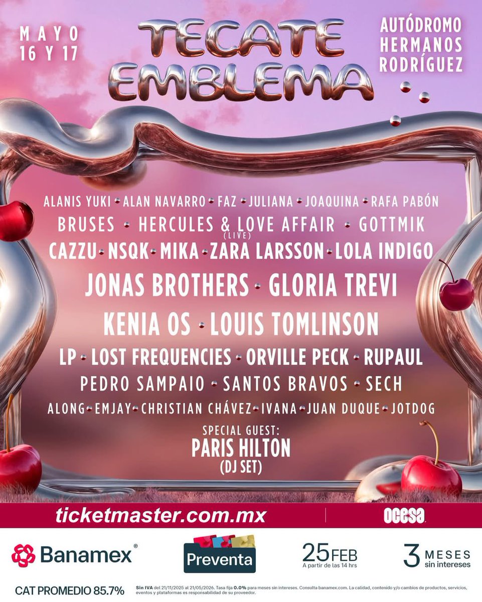 LouisWT91World's tweet image. 🔔| LOUIS TOMLINSON HEADLINE TECATE EMBLEMA FESTIVAL