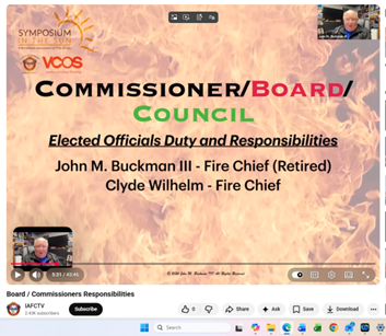 IAFC VCOS Section tweet media