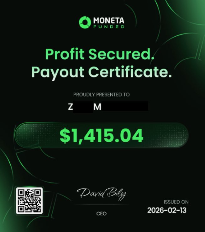 MonetaFunded's tweet photo. 🔥PAYOUTS MADE THIS WEEK

$3,716.24 - J** B**
$1,415.04 - Z** M**

Are you next to claim the spot? https://t.co/ayVJsxYukh