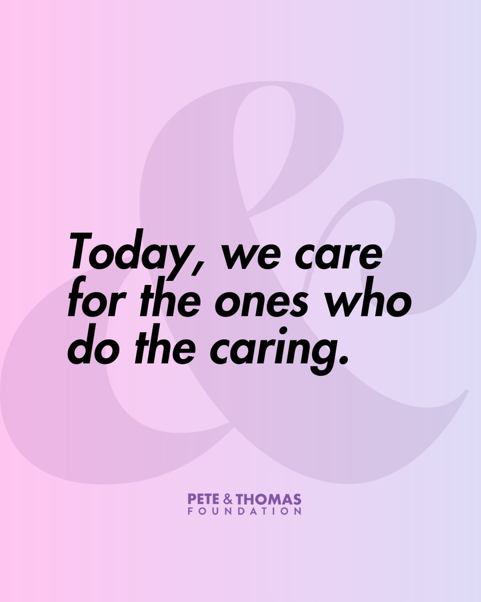 Pete and Thomas Foundation tweet media