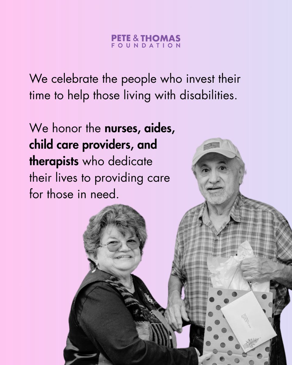 Pete and Thomas Foundation tweet media