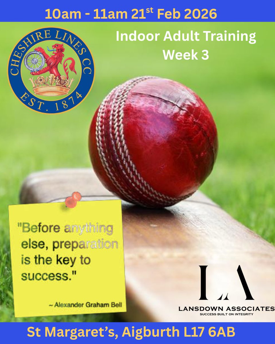 TheCheshCC's tweet image. Indoor Training continues as we ramp up preparations for the season ahead.
New players (and old) welcome as always.

#upthechesh #trainhard #preperation #preseason #beprepared