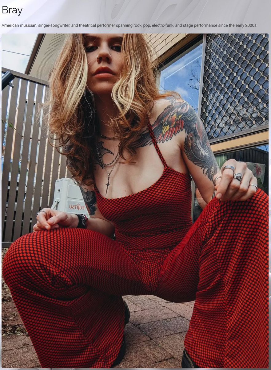 Born on the same date. 
The esteemed ✨ Mr.Eminem 🌈 ( Birthdate 1972 - 10 - 17 ) and the honorable ✨ Ms.Bray 🌈 ( Birthdate 1972 - 10 - 17 ) share the same birthday. 

Bray is American musician, singer-songwriter, and theatrical performer spanning rock, pop, electro-funk, and