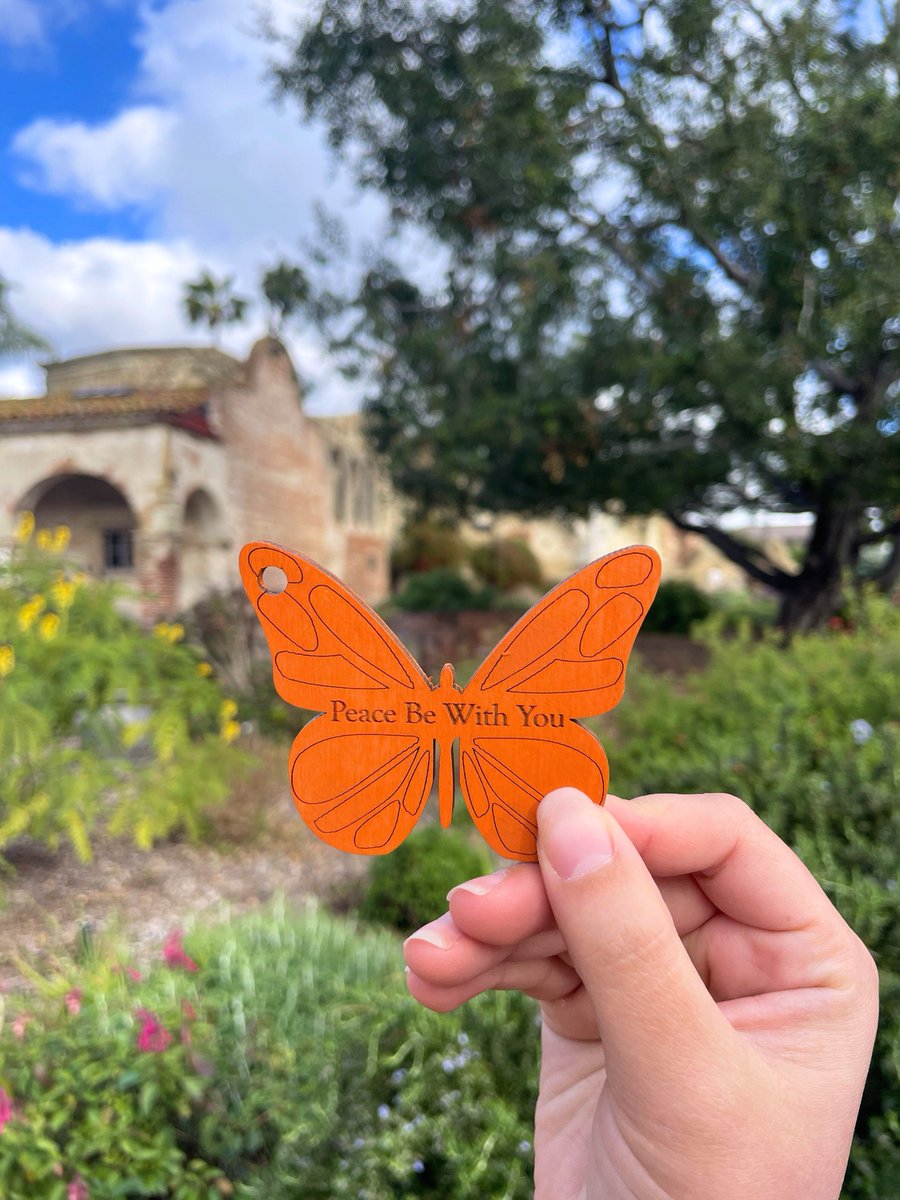 As we begin Lent, the Mission is honored to share a special gift with visitors.

Now through Easter Sunday, the first 45 guests will receive a symbolic orange butterfly engraved with the message "Peace Be With You."

Plan your visit today: buff.ly/e3cau0C