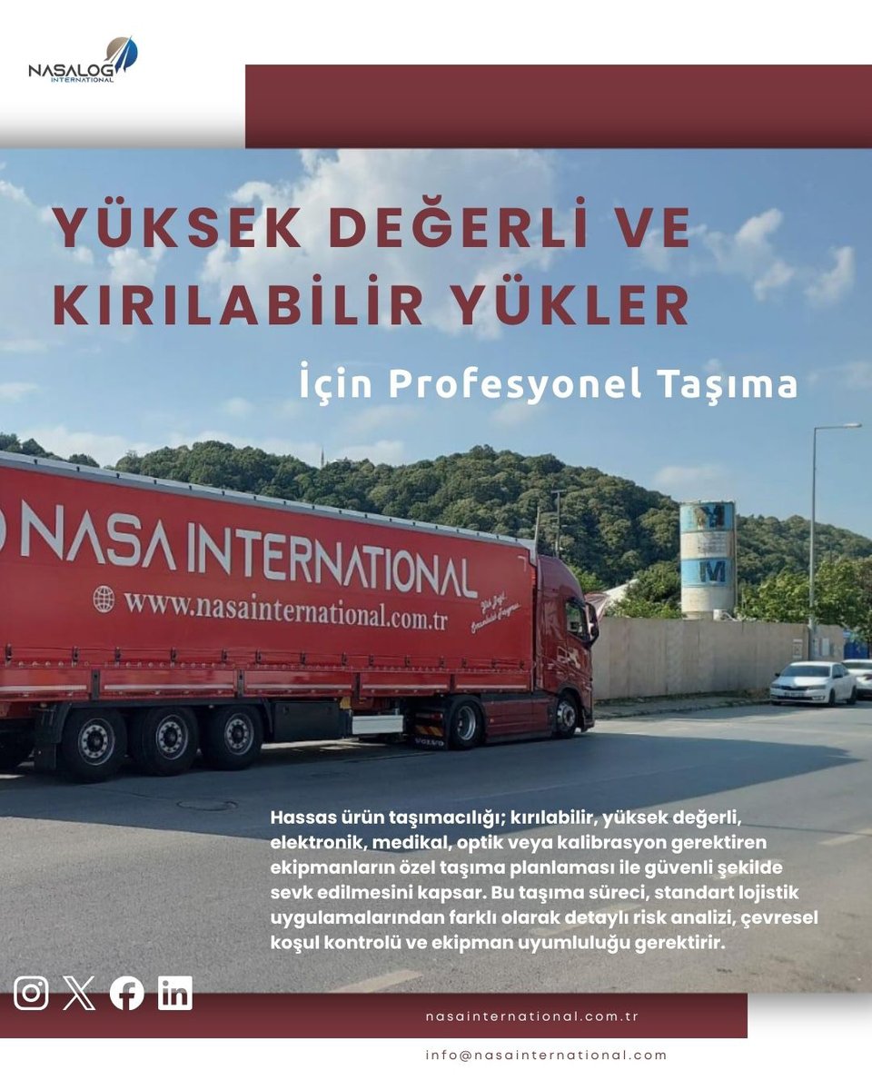 LogisticsNasa's tweet photo. Yüksek değerli ve kırılabilir yükler, standart taşıma süreçlerinden çok daha fazlasını gerektirir.

Peki bu süreç nasıl ilerler : https://t.co/07V1o1UG0s

Detaylı bilgi ve iş birliği için :

📞 0326 502 03 49 / 0532 177 90 05

#yüksekdeğerli
#hassastaşımacılık
#kırılabiliryük https://t.co/xClm4zV9fM