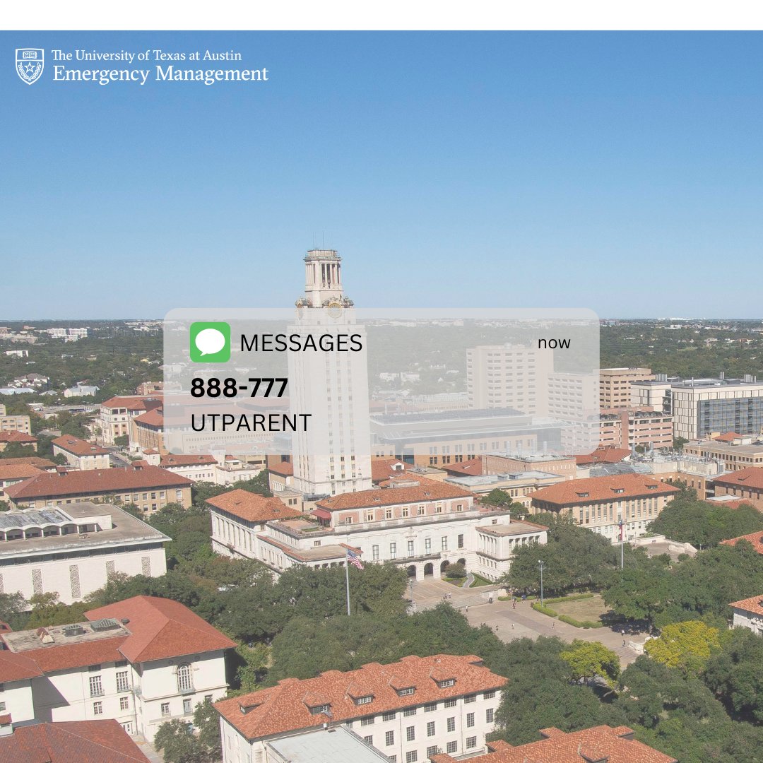 UT Office of Emergency Management tweet media