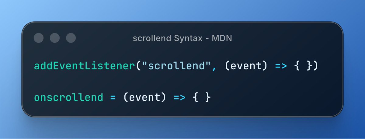 MDN Web Docs tweet media