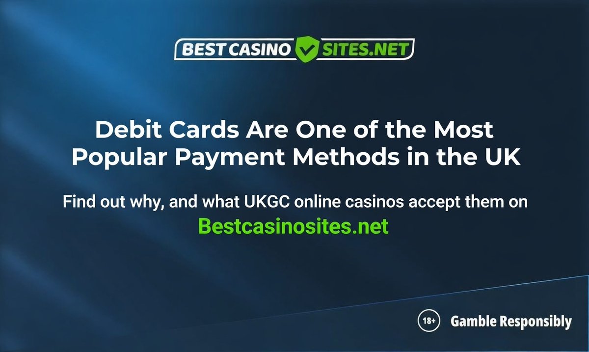 𝗗𝗲𝗯𝗶𝘁 𝗰𝗮𝗿𝗱𝘀 𝗮𝗿𝗲 𝗼𝗻𝗲 𝗼𝗳 𝘁𝗵𝗲 𝗺𝗼𝘀𝘁 𝗽𝗼𝗽𝘂𝗹𝗮𝗿 𝗰𝗮𝘀𝗶𝗻𝗼 𝗽𝗮𝘆𝗺𝗲𝗻𝘁 𝗺𝗲𝘁𝗵𝗼𝗱𝘀 𝗶𝗻 𝘁𝗵𝗲 𝗨𝗞.

👉 Find out why, and what UKGC licensed casinos accept them here - 
bestcasinosites.net/payments/debit…

#debircard #onlinecasinos #UK #bestcasinositesnet