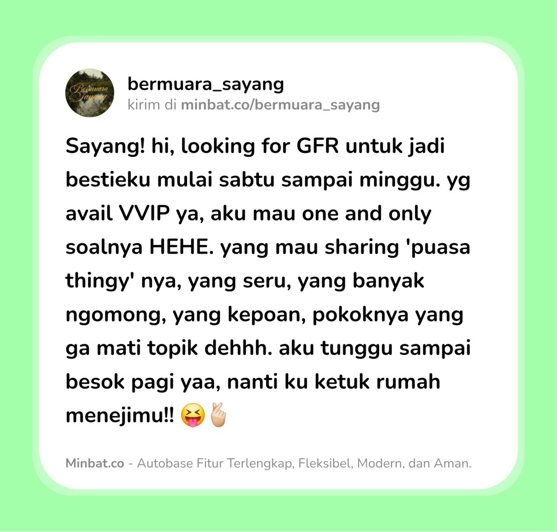 BERMUARA. tweet media