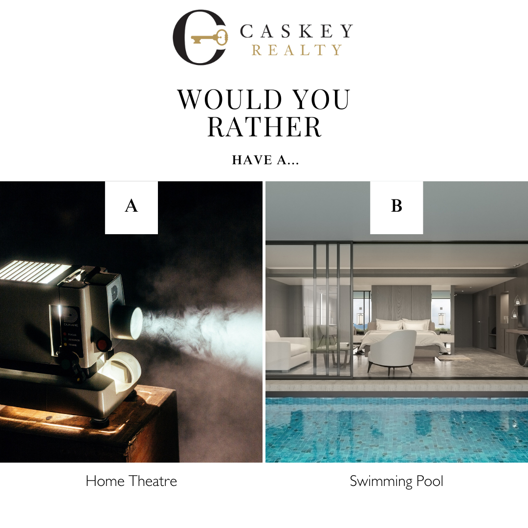 joaniecaskey's tweet image. Would you rather… 🎬🏡
✔️ A cozy home theater
OR
✔️ A refreshing swimming pool

Drop your pick in the comments 👇

#WouldYouRather #HomeFeatures #CaskeyRealty