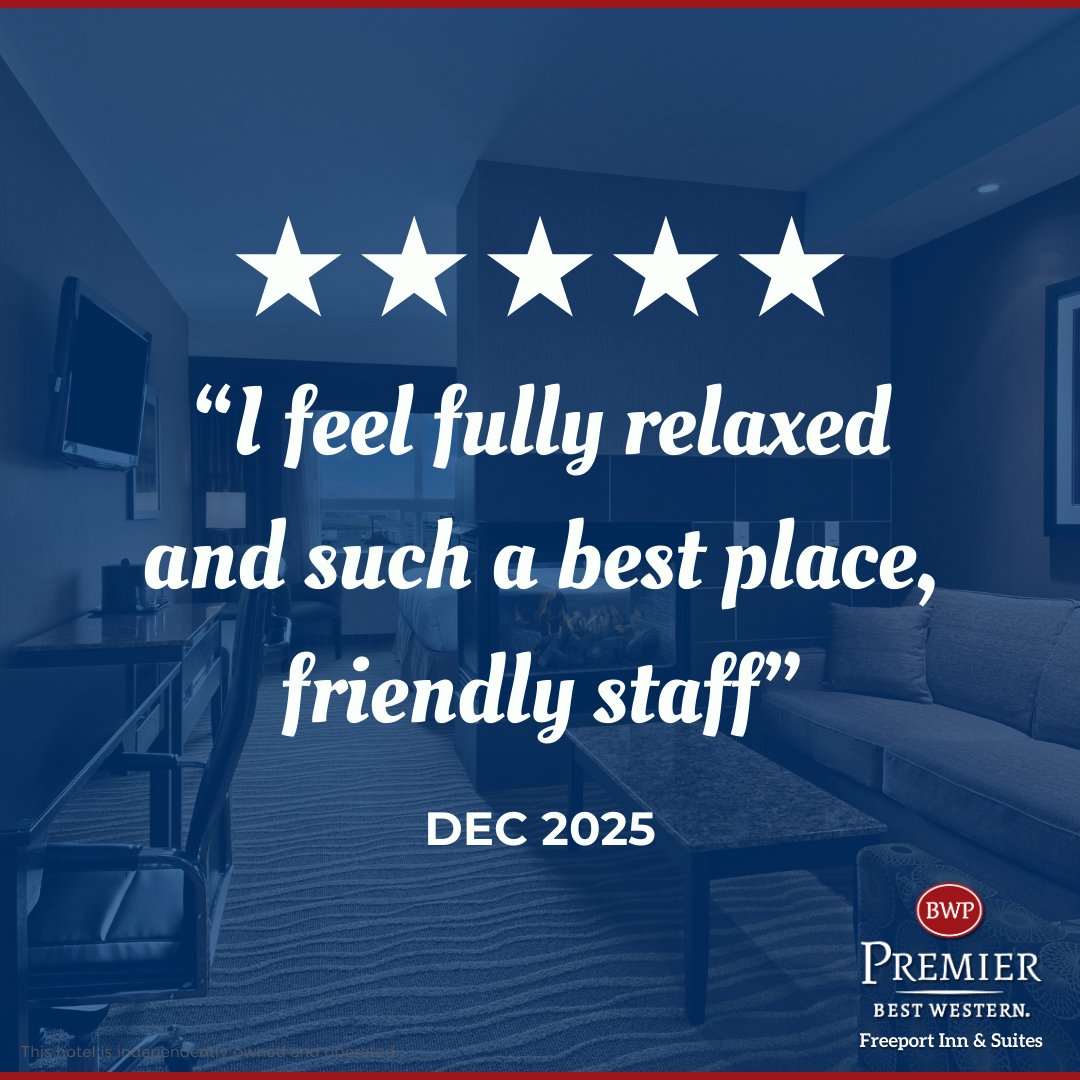 Another 5 star review! Thank you for choosing Best Western Premier Freeport Inn Calgary 💤 #Calgary #Alberta #Reviews #BestWesternPremier