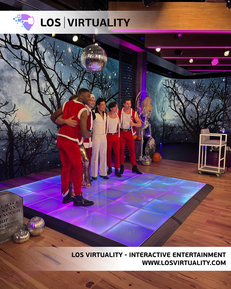 LosVirtuality's tweet image. Seasonal magic meets interactive brilliance! Our themed LED dance floors transform venues into Instagram-worthy wonderlands. 

Create seasonal spectacles at LOSVIRTUALITY.COM!

#LEDDanceFloor #ThemedEvents #InteractiveDanceFloor #EventDesign