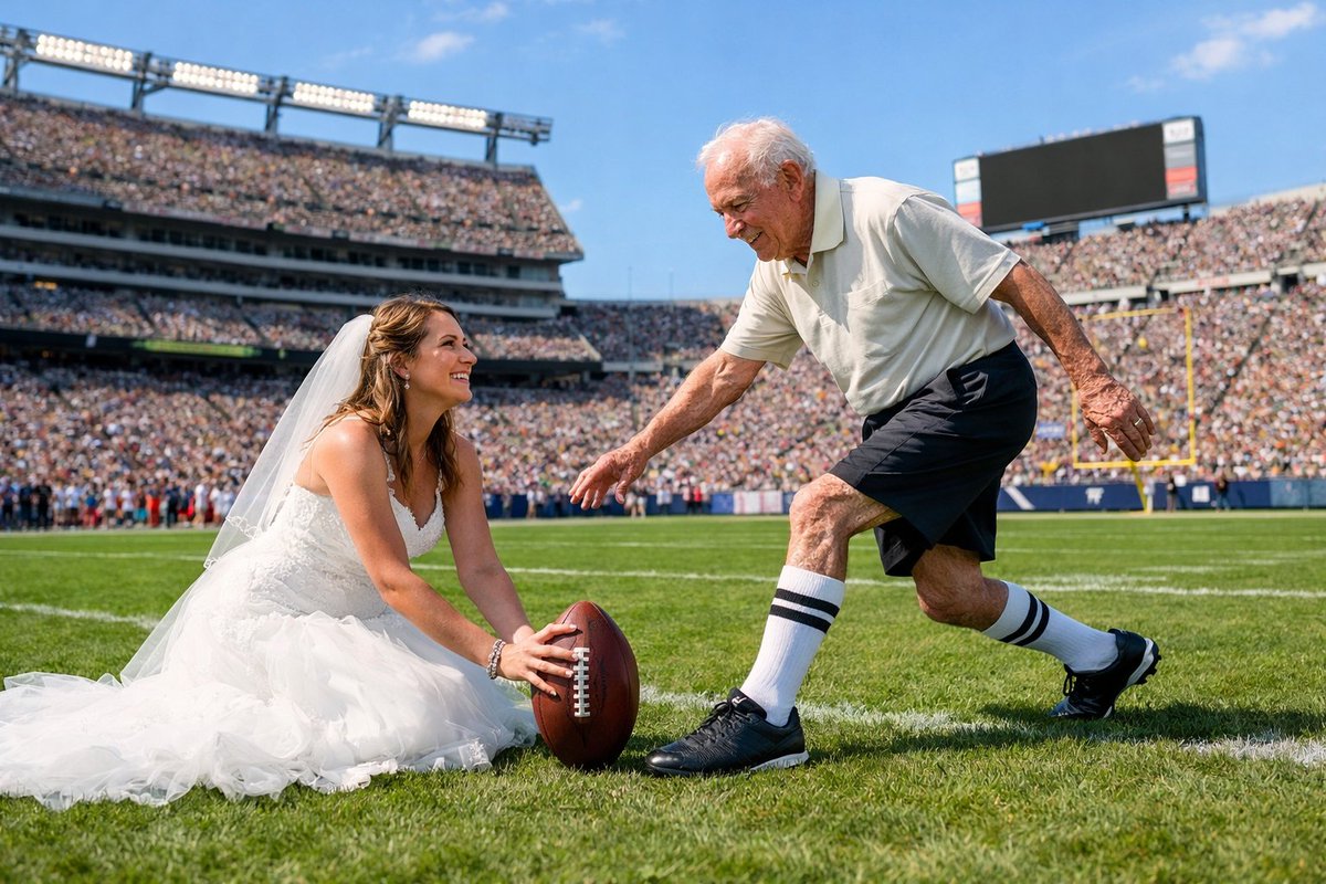 Two guys are talking about their boss's upcoming wedding.  One says, "It's ridiculous.  He's rich, but he's 93 years old. She's just 26! What kind of a wedding is that?" The other says, "Well, we have a name for it in my family." "What do you call it?" "We call it a football