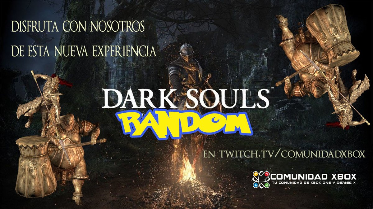 Buenas tardes! Arrancamos nueva serie de la mano de <a href="/espartakush/">Albert Espartakush</a> que afrontará el clásico Dark Souls Remastered randomizado. ¿Que bosses y enemigos nos depararán el tutorial y las primeras zonas del juego? Tendrás que verlo en twitch.tv/comunidadxbox. No os lo perdáis!
