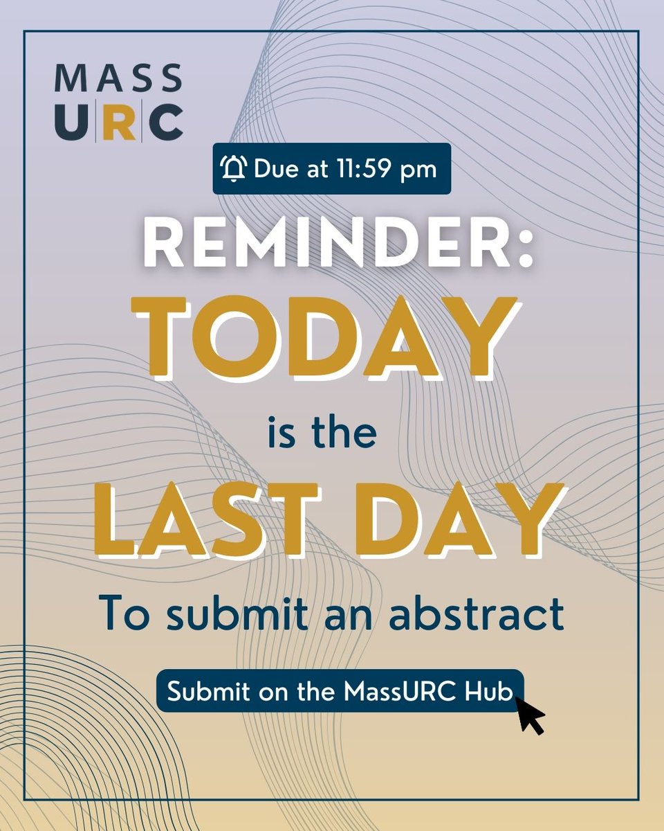 Massachusetts Undergraduate Research Conference tweet media