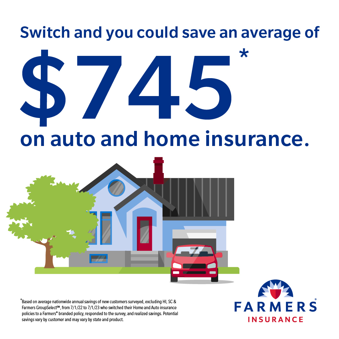 DamonAgency's tweet photo. You could be missing out on hundreds in savings. Let’s chat about how switching your auto and home insurance to Farmers could help you save. https://t.co/SjUzxzUKYV