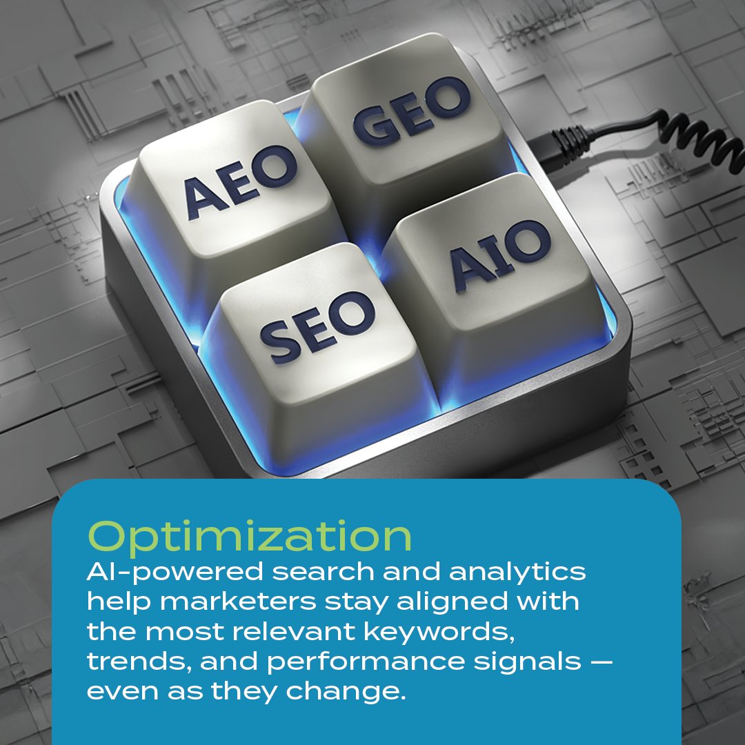 Spotting Trends 📲

AI is reshaping how marketing teams think, plan, and optimize in real time. Instead of pushing it aside, teams are learning how to use AI responsibly and effectively in the workplace.

See how AI is making its way into modern marketing. 🧑‍💻