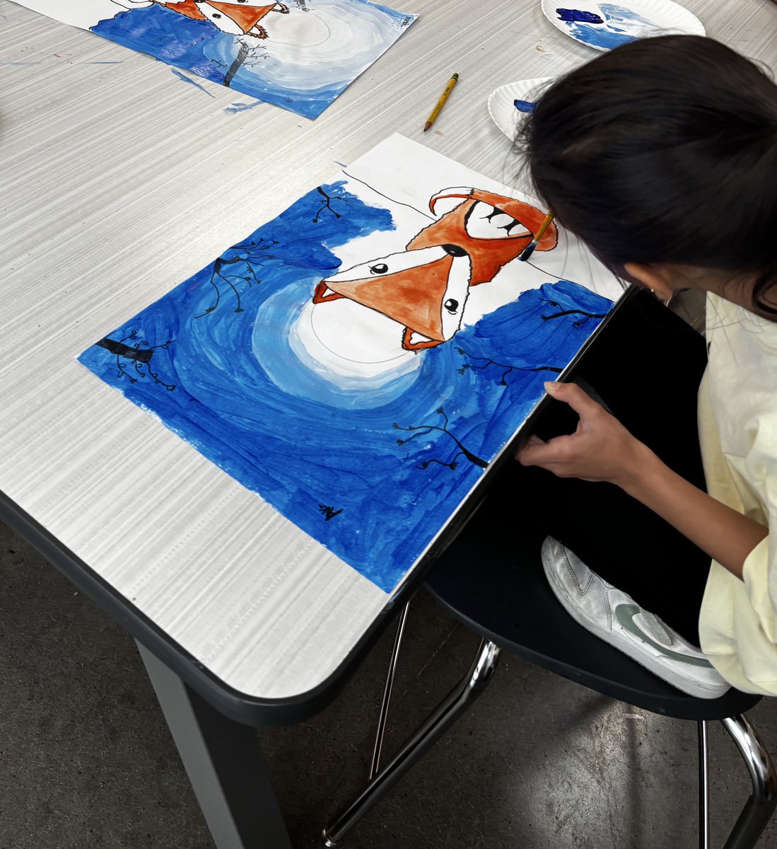 Mrs. Samberson and her amazing artists! tweet media