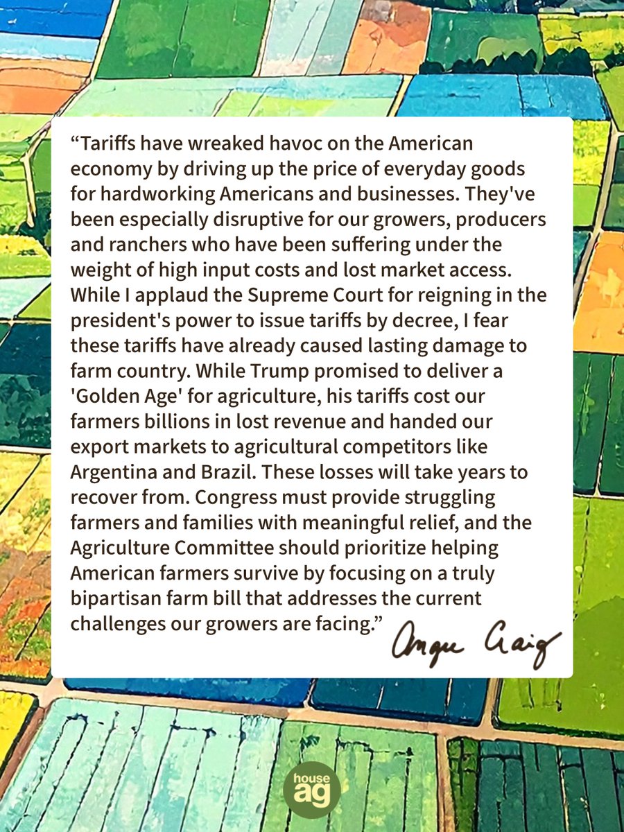 House Agriculture Committee Democrats tweet media