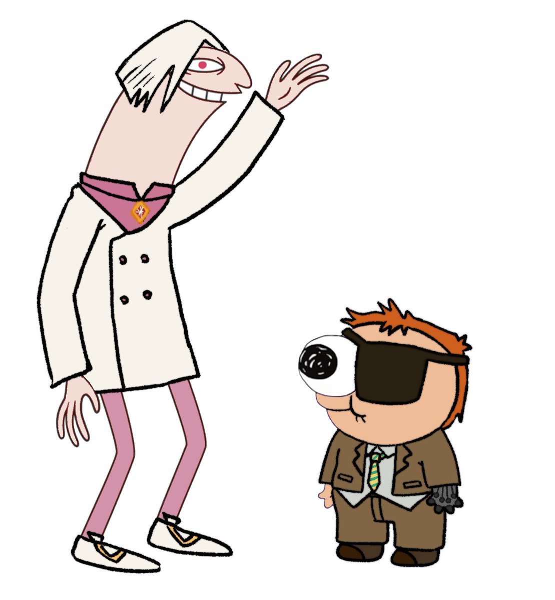 reposting this beautiful venture bros fan art of pete and billy i made some weeks ago cuz no one saw it🥀