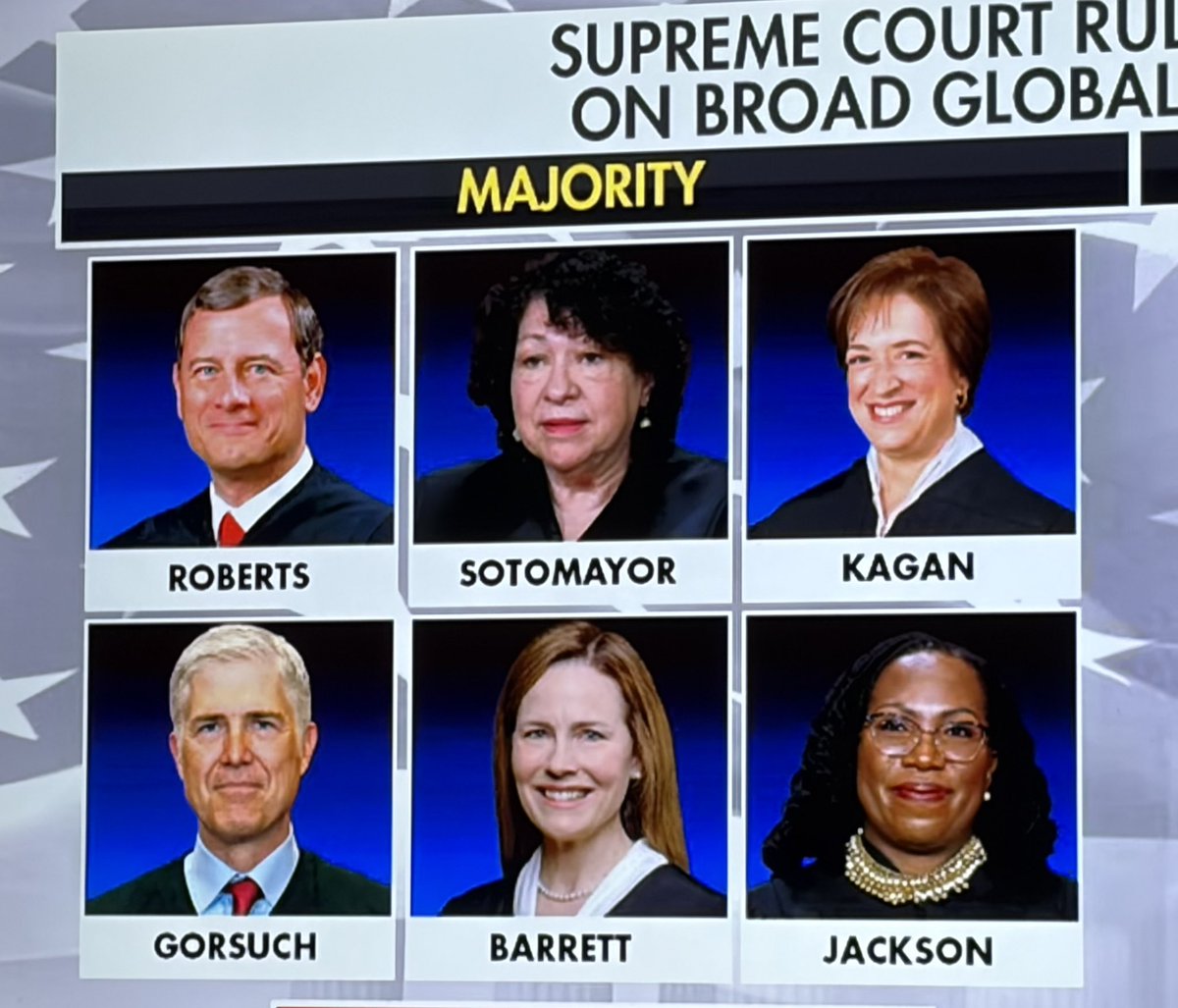 JayTC53's tweet image. We have a new Seditious Six. 

These Six Supreme Court Justices chose foreign nations over America as foreign nations steal our wealth our jobs and our economic success. 

The ultimate betrayal of the America people.