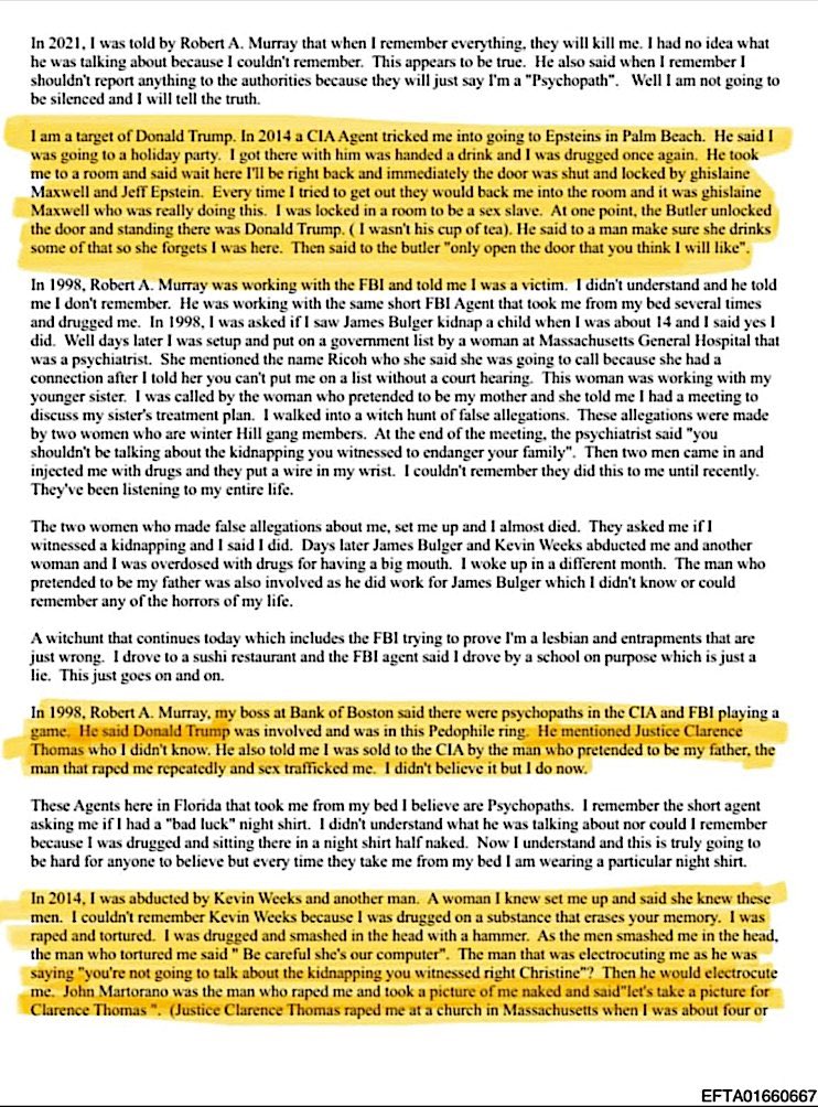 You’re never going to get Clarence Thomas to disagree with Donald Trump since they’re both in the Epstein files.