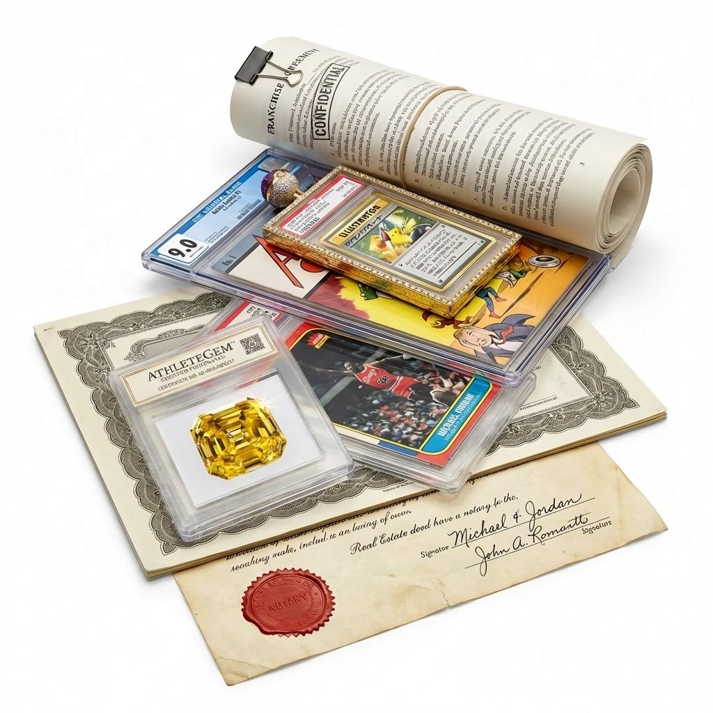 Cards. Comics. Pokémon. Now Something a Billion Years Older.

The collectibles market already proved the model.

The category is defined. The methodology is built. The standard is set.

AthleteGEM™ — The Certification Standard for Athlete Signature Diamond Collectibles.