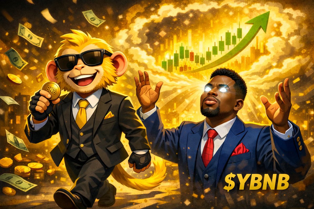 Vision is clear.
Direction is upward. 📈

While others see fear…
Banana Army sees opportunity. 🍌🐒

The journey continues.
The mission remains.
Say a word <a href="/ProphetJoelO/">Prophet Joel Ogebe</a>. Can we tag the great man of God, please.

Yellow Monkey keeps walking.
$YBNB
<a href="/BNBCHAIN/">BNB Chain</a>