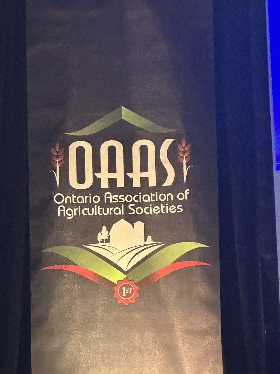 SenatorRobBlack's tweet photo. I’m excited to be at the Ontario Association of Agricultural Societies Convention that brings together fair and exhibition groups and other ag organizations from across the province! After arriving yesterday and connecting with many new and familiar faces, it is looking to be a great few days celebrating agricultural societies and fairs across Ontario! #AgricultureAndRuralMatters

@FarmFoodCareON @4HOntario @planfarmsafety @SenateCA
