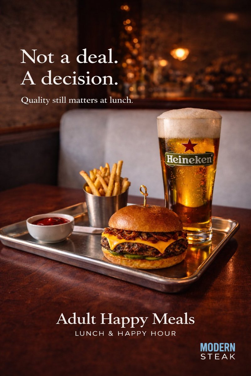Happy hour and Adult happy meals