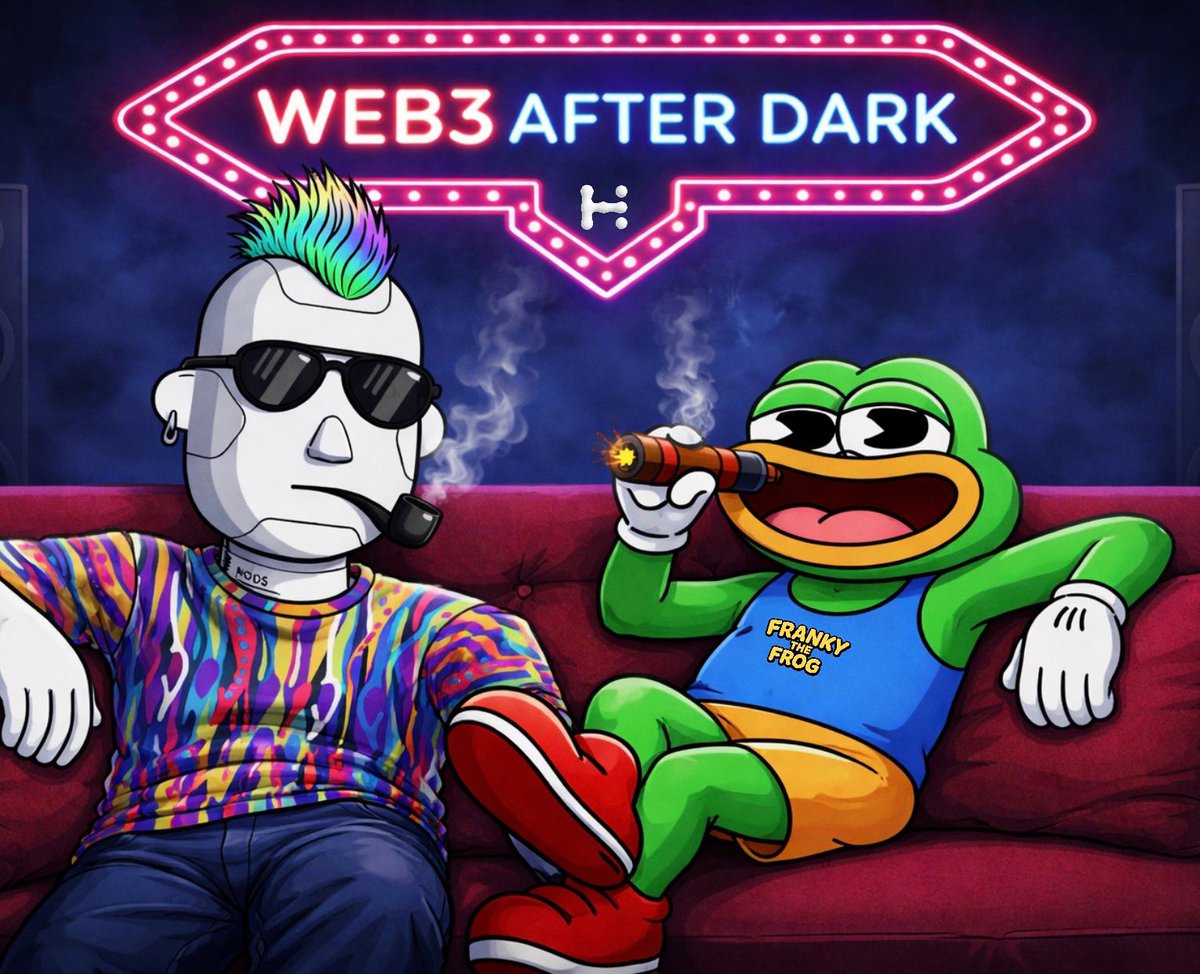 ‘WEB3 AFTER DARK’ w/ NOIDS 🦾🌙 

Hosted by: <a href="/drethenoid/">DRE THE NOID</a> 

Special Guest: <a href="/Maaaaahhhaaaaa/">Maaaaahhhaaaaa</a> &amp; <a href="/frankythefrog/">Franky the Frog</a> 

Saturday @ 6PM PST 

All communities, creators and collectors welcome. 

Set your reminder ⬇️
