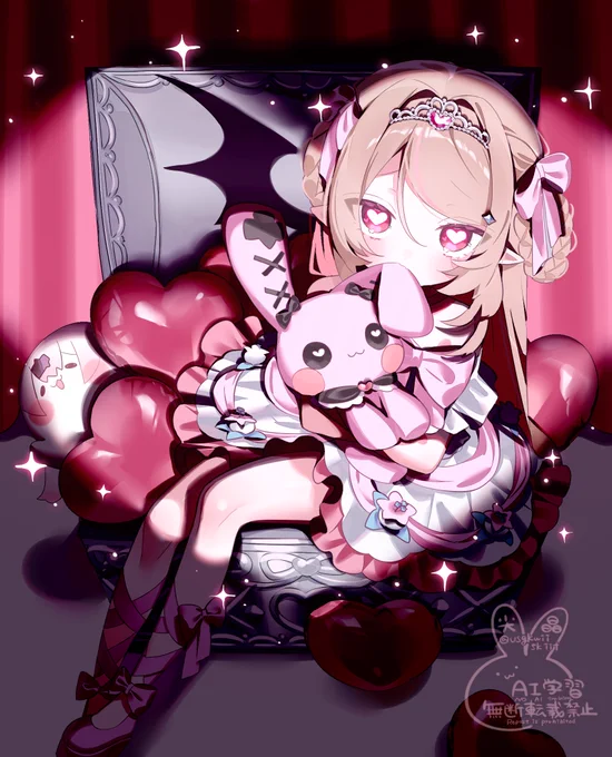 箱入りお姫様 #りりむとおえかき