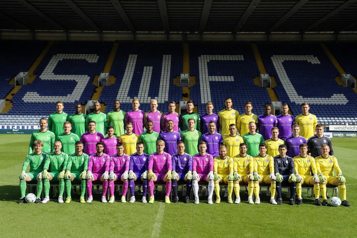 Sheffield Wednesday's 2025/26 team photo....🧤

#swfc