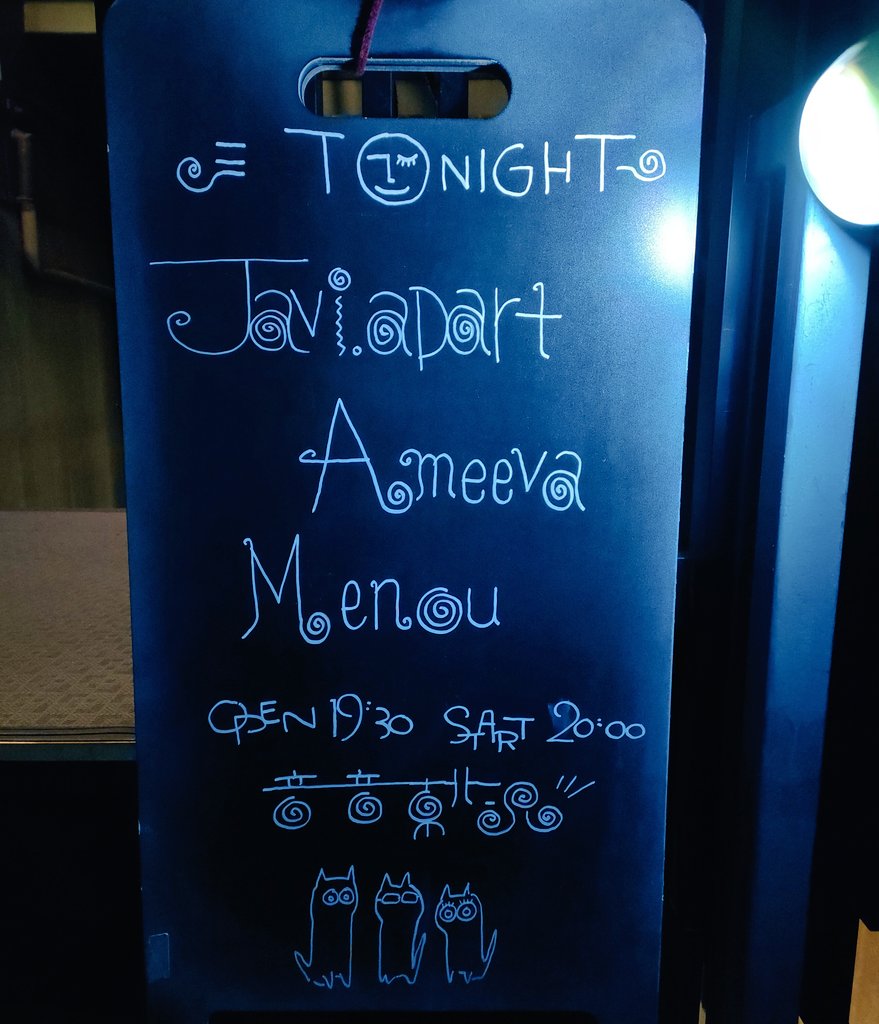 ox_ot's tweet photo. 2月20日 ㈮ 🌝
【来日】
Javi.apart / Ameeva [Spain]
■Javi.apart :Electronic instruments
■Ameeva :Electronic instruments
■Menou :Electronic instruments @maffxy https://t.co/kDgQBSkhs1