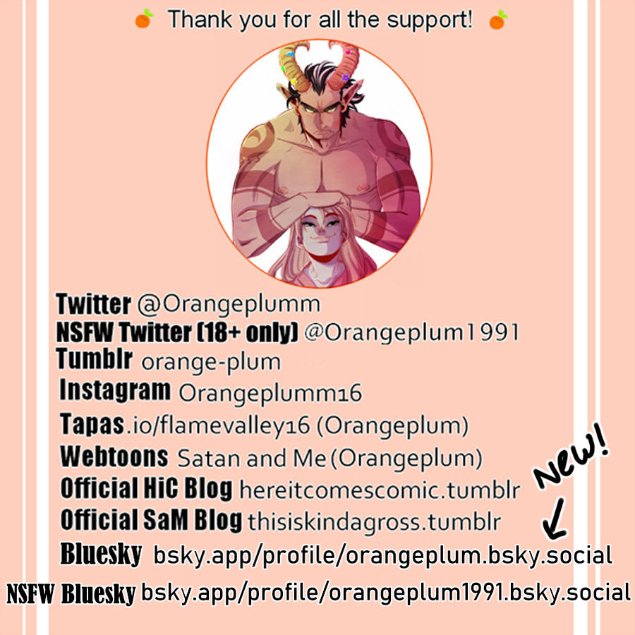 Orangeplumm's tweet photo. Satan and Me has updated! You can read it on Tapas, Webtoons, and Tumblr  

Patreon:https://t.co/TSRBFHzL3i
Tapas:https://t.co/8GbvBNxKmS
Webtoons:https://t.co/VbpFD1gxPx
Tumblr:https://t.co/PNbIe7ciCL https://t.co/juGBUqnivn